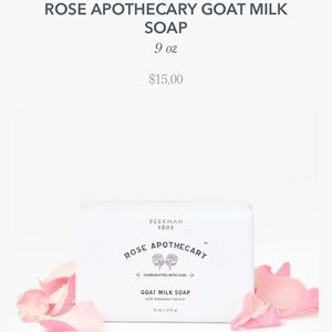 Rose Apothecary Soap X Beekman 1802